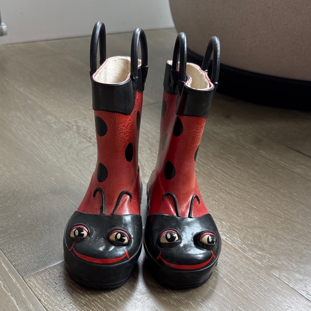 Western Cheif Kids Ladybug Rain Boots